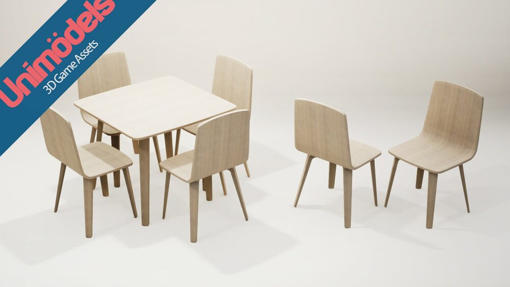 Chairs and Tables Vol. 3 by Unimodels 