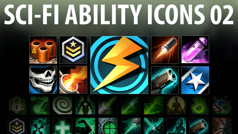 Sci-Fi Ability Icons 02 