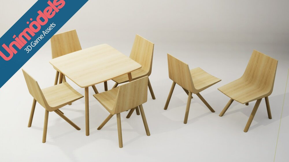 Chairs and Tables Vol. 3 by Unimodels 