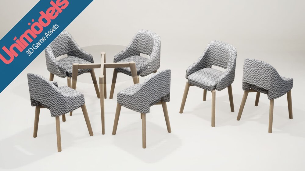 Chairs and Tables Vol. 3 by Unimodels 