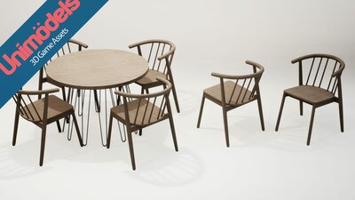 Chairs and Tables Vol. 3 by Unimodels 