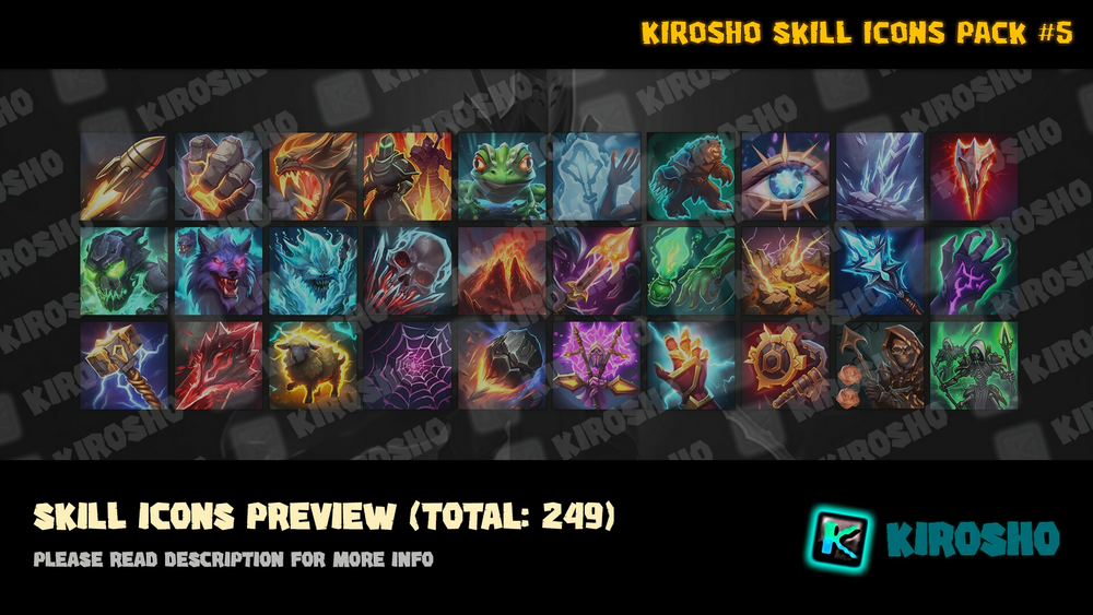 Kirosho Skill Icons Pack #5 