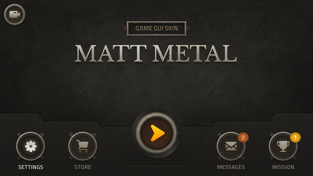 GUI Kit - Matt Metal 