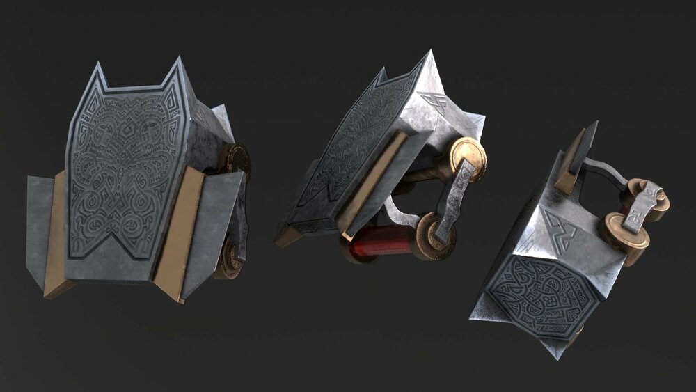 Fantasy Set Of Gnome Weapons 