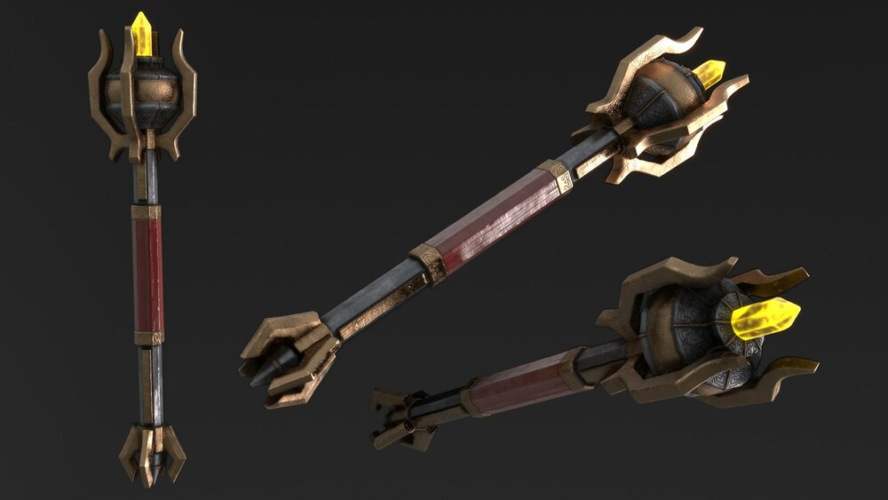 Fantasy Set Of Gnome Weapons 