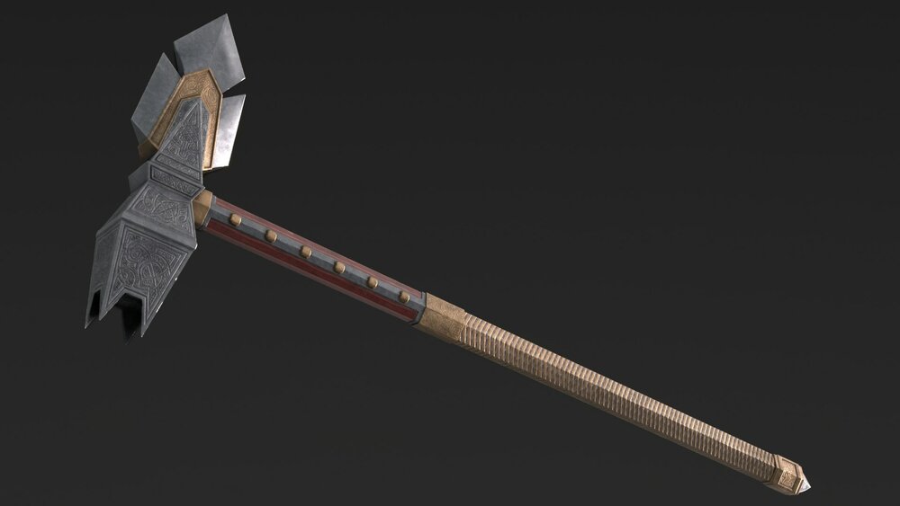 Fantasy Set Of Gnome Weapons 