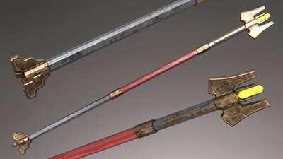 Fantasy Set Of Gnome Weapons 