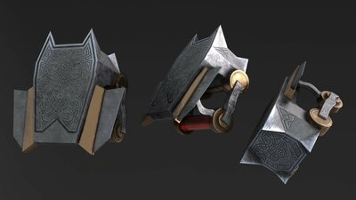 Fantasy Set Of Gnome Weapons 