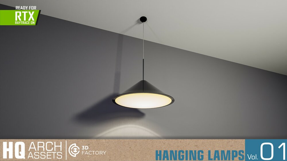 HQ Arch Assets / Hanging Lamps Vol.1 