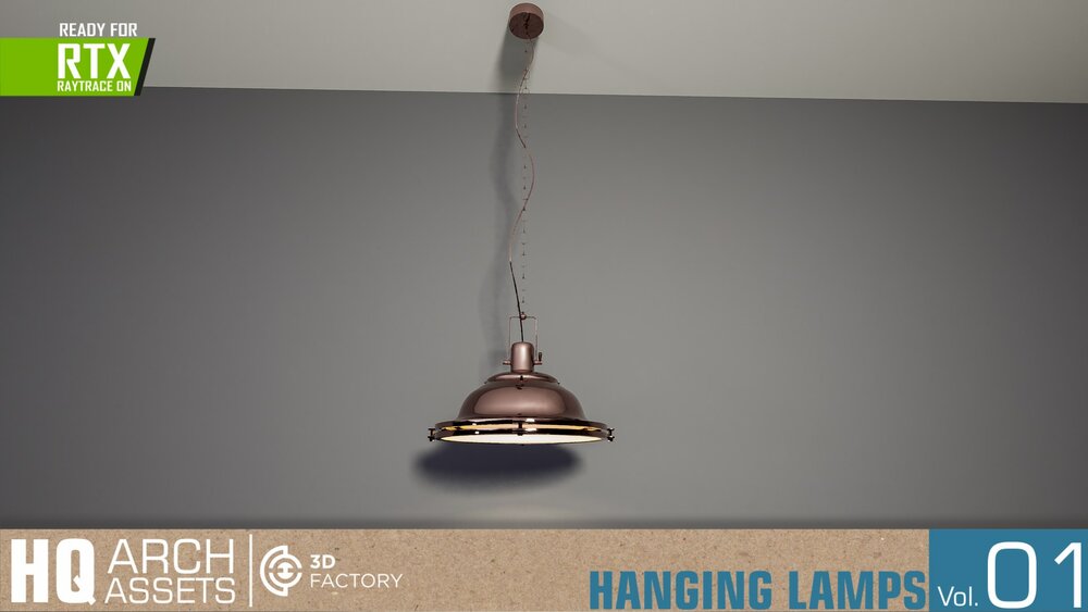 HQ Arch Assets / Hanging Lamps Vol.1 