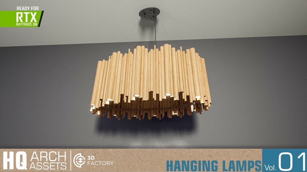 HQ Arch Assets / Hanging Lamps Vol.1 