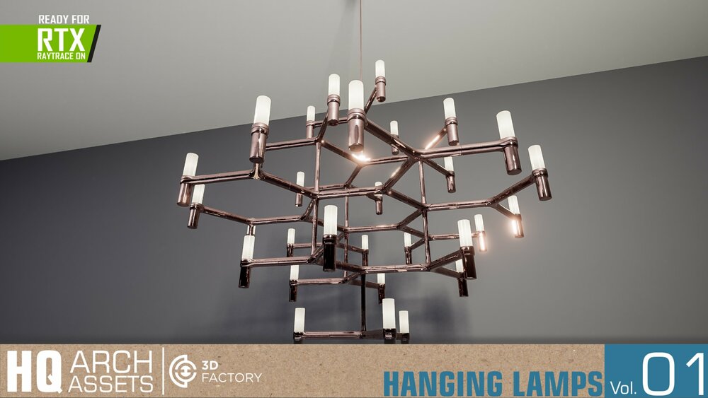 HQ Arch Assets / Hanging Lamps Vol.1 