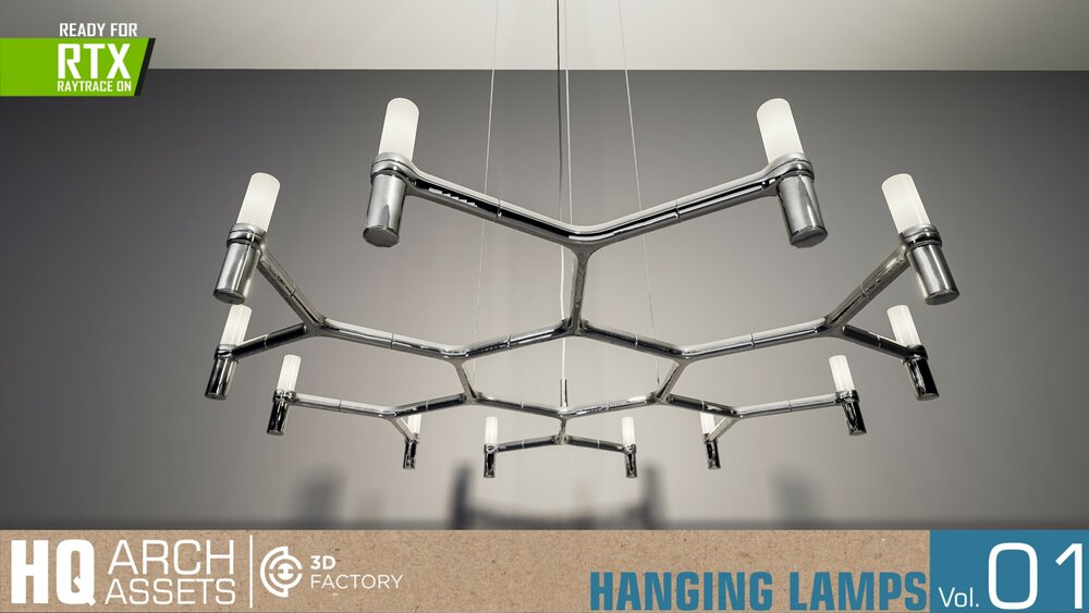 HQ Arch Assets / Hanging Lamps Vol.1 