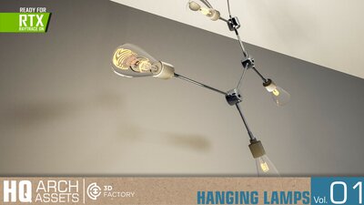 HQ Arch Assets / Hanging Lamps Vol.1 