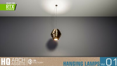 HQ Arch Assets / Hanging Lamps Vol.1 