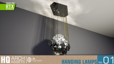 HQ Arch Assets / Hanging Lamps Vol.1 