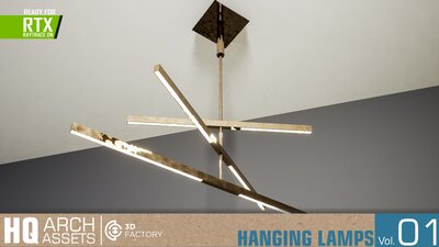 HQ Arch Assets / Hanging Lamps Vol.1 