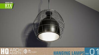 HQ Arch Assets / Hanging Lamps Vol.1 