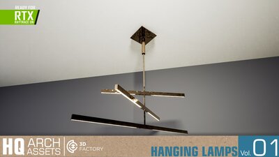 HQ Arch Assets / Hanging Lamps Vol.1 