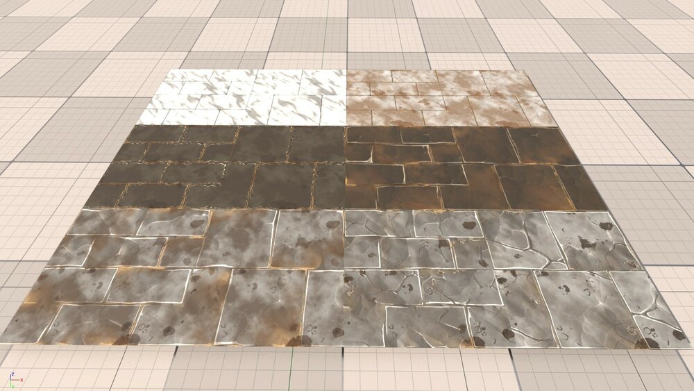 Hand Painted Textures - Vol 31 - Tiles 3 