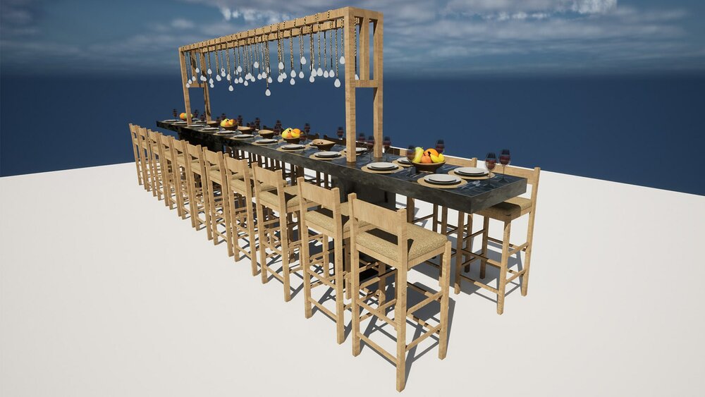 Authentic Dining Table 