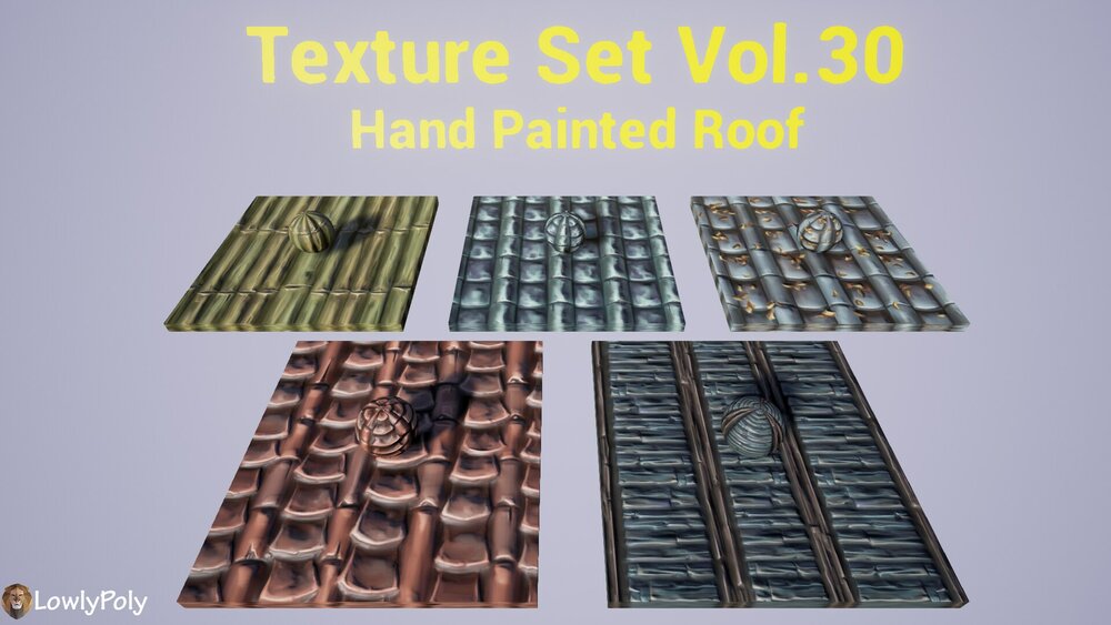 Roof Vol.30 - Hand Painted Textures 