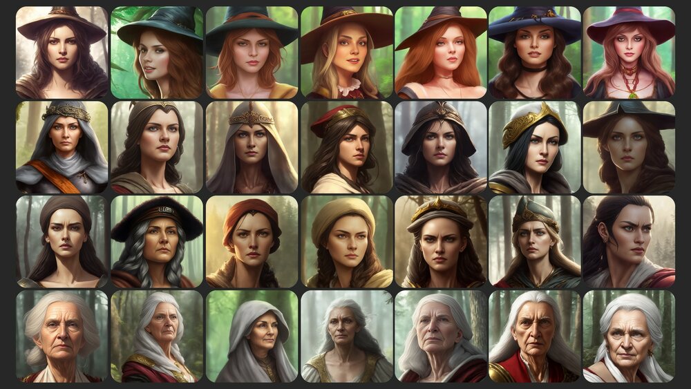 300 Warrior & Mage Women 