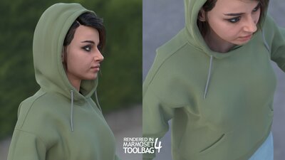 Woman - Casual Outfit 9 - Modular - Rigged 