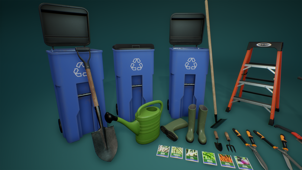 Game Ready Gardening Tools Pack 