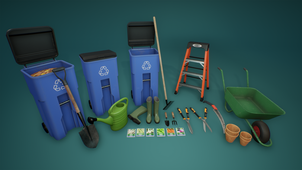 Game Ready Gardening Tools Pack 