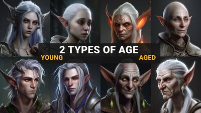 700+ Elf Avatars Pack Vol.01 