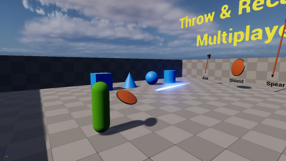 Throw And Recall Weapon Multiplayer Ready 