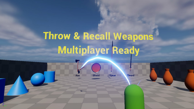 Throw And Recall Weapon Multiplayer Ready 