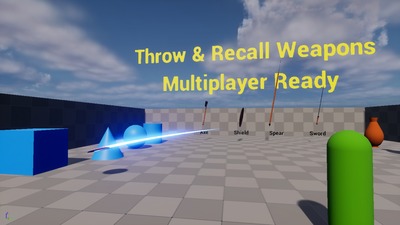 Throw And Recall Weapon Multiplayer Ready 