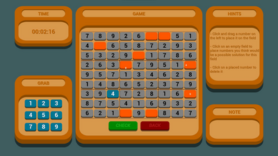 Sudoku Game Example 