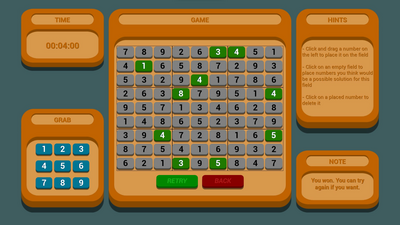 Sudoku Game Example 