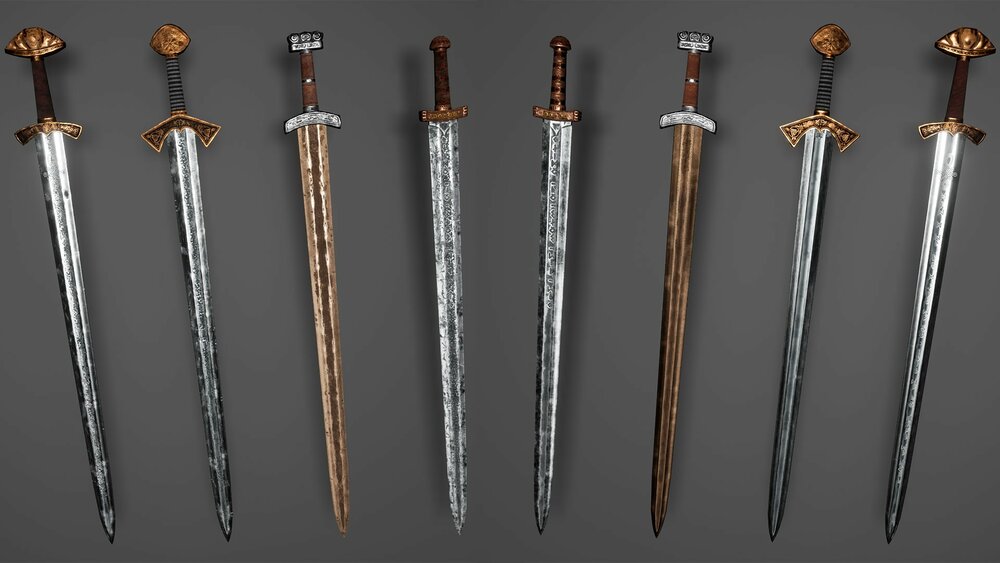 Viking Weapons and Shields Kit 