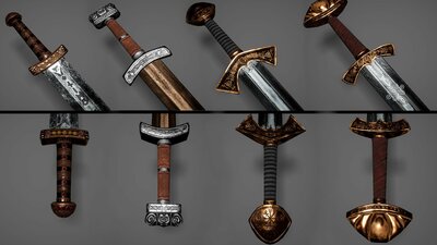 Viking Weapons and Shields Kit 