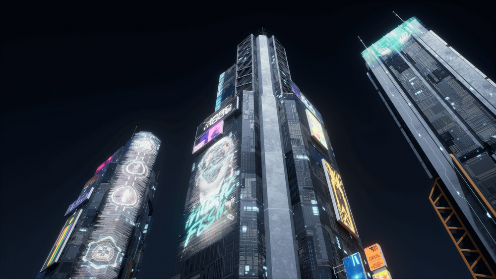 Scifi Cyberpunk Futuristic building Bundle 