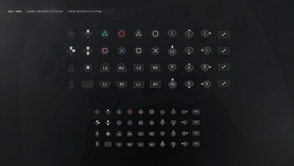 Controller Icon Pack: DS4 Only 