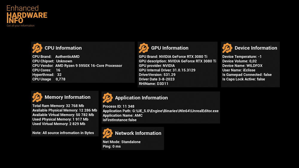 Enhanced Hardware Info 