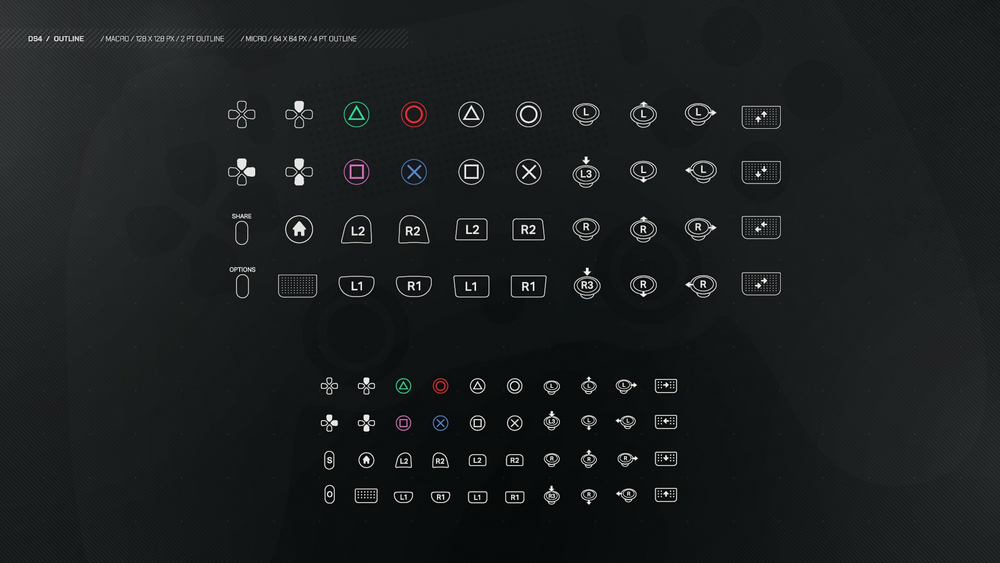 Controller Icon Pack: DS4 Only 