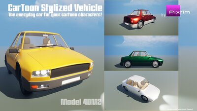 CarToon Vehicle Mod 4DM2 