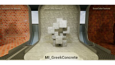 Ancient Greece Inspired Material Collection 