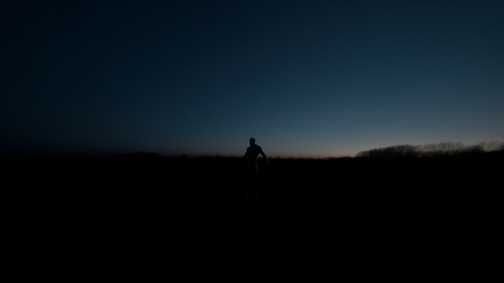 Partially Cloudy Sunset Timelapse 