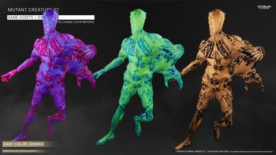 Mutant Creature 02 - Game Assets + Extra 