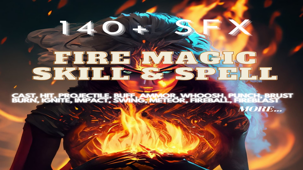 Fire Magic Skill & Spell Sound Pack 