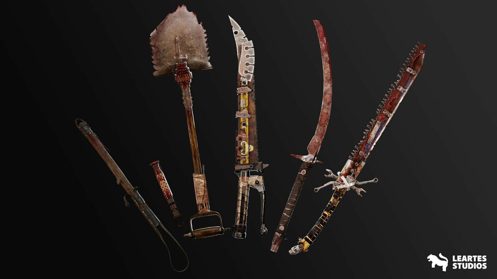 Post Apocalyptic Melee Weapons VOL.3 