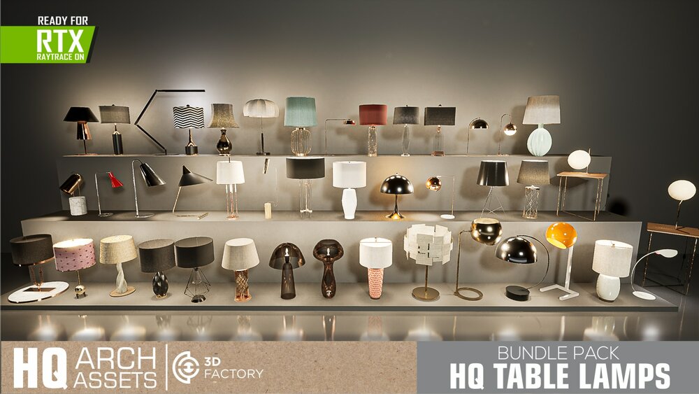 HQ Table Lamps BUNDLE PACK 