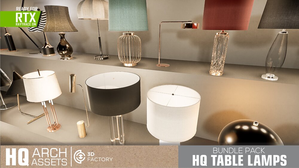 HQ Table Lamps BUNDLE PACK 